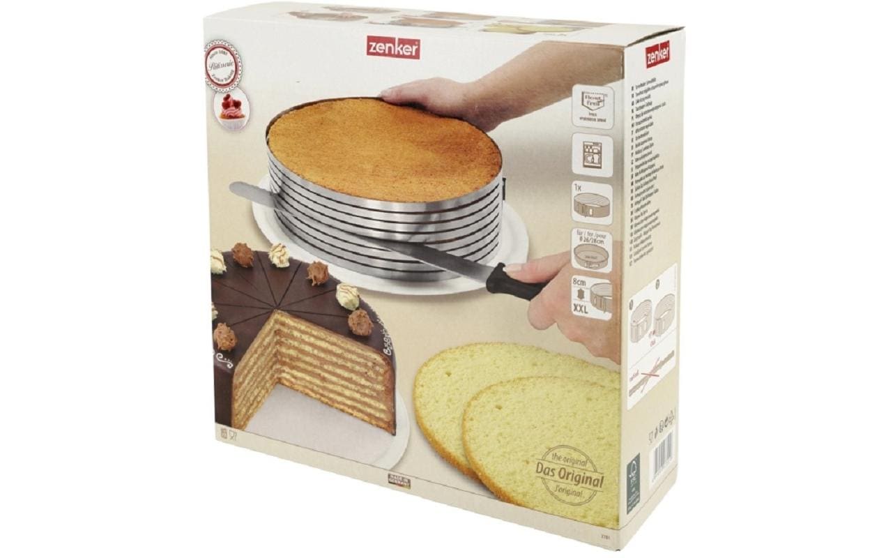 Zenker Tortenbodenschneider Silber