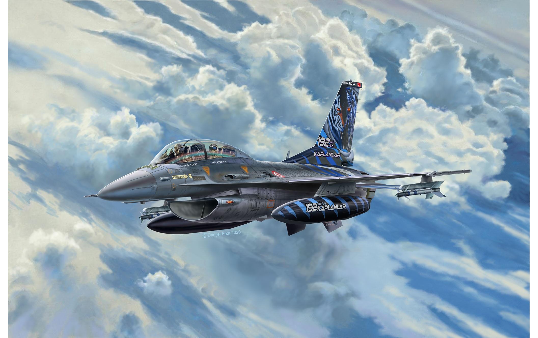 Revell Bausatz F-16D Fighting Falcon 1:72