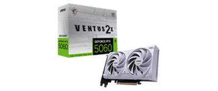 MSI Grafikkarte GeForce RTX 5060 8G VENTUS 2X OC WHITE