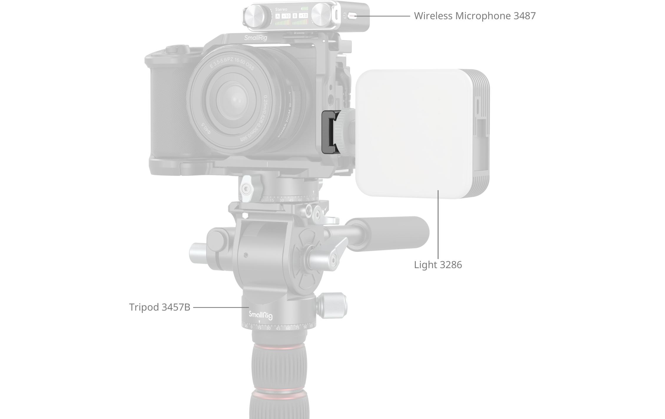 Smallrig Adapter Anti-Twist Cold Shoe Mount Support 2 Stück