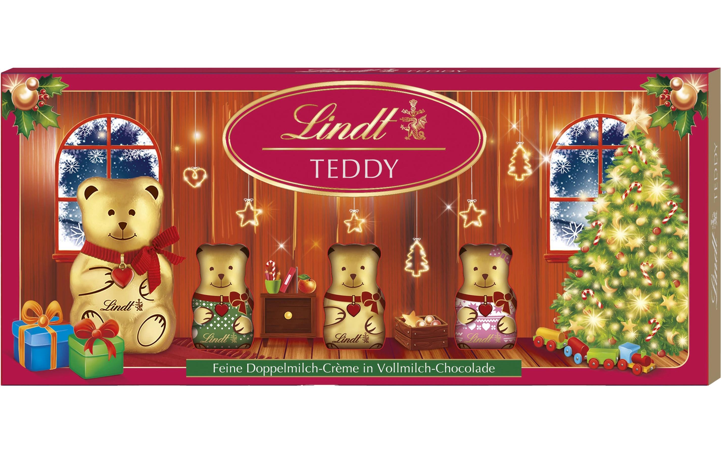 Lindt Schokolade Teddy Milch Friends Weihnachten 96 g