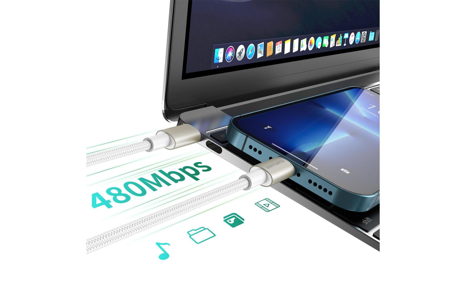 4smarts USB-Kabel 3er Set 0.5m+1.5m+3m USB C - USB C 4smarts USB-Kabel 3er Set 0.5m+1.5m+3m USB C - USB C