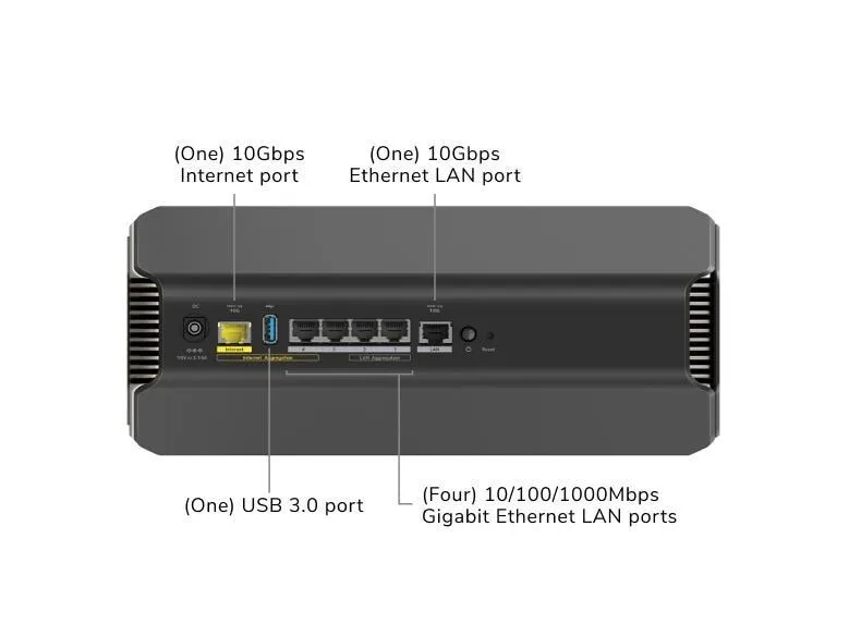 Netgear Tri-Band WiFi Router Nighthawk RS700S-100EUS Netgear Tri-Band WiFi Router Nighthawk RS700S-100EUS
