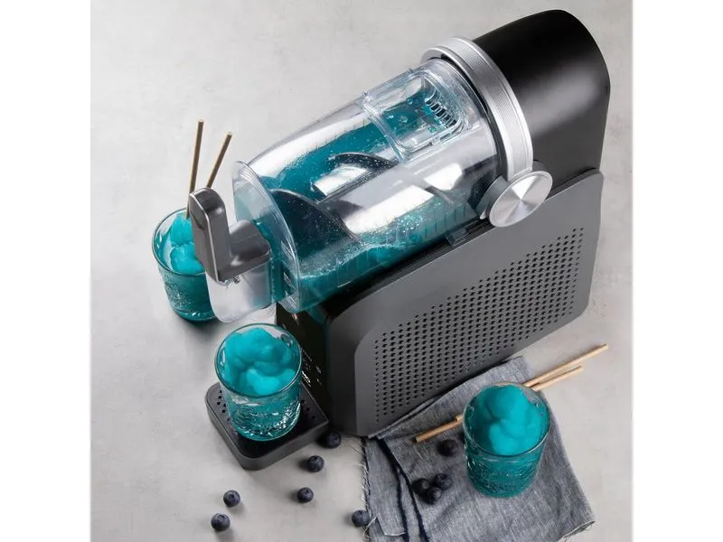 Domo Glacemaschine DO9308I 1.8 l, Schwarz/Silber