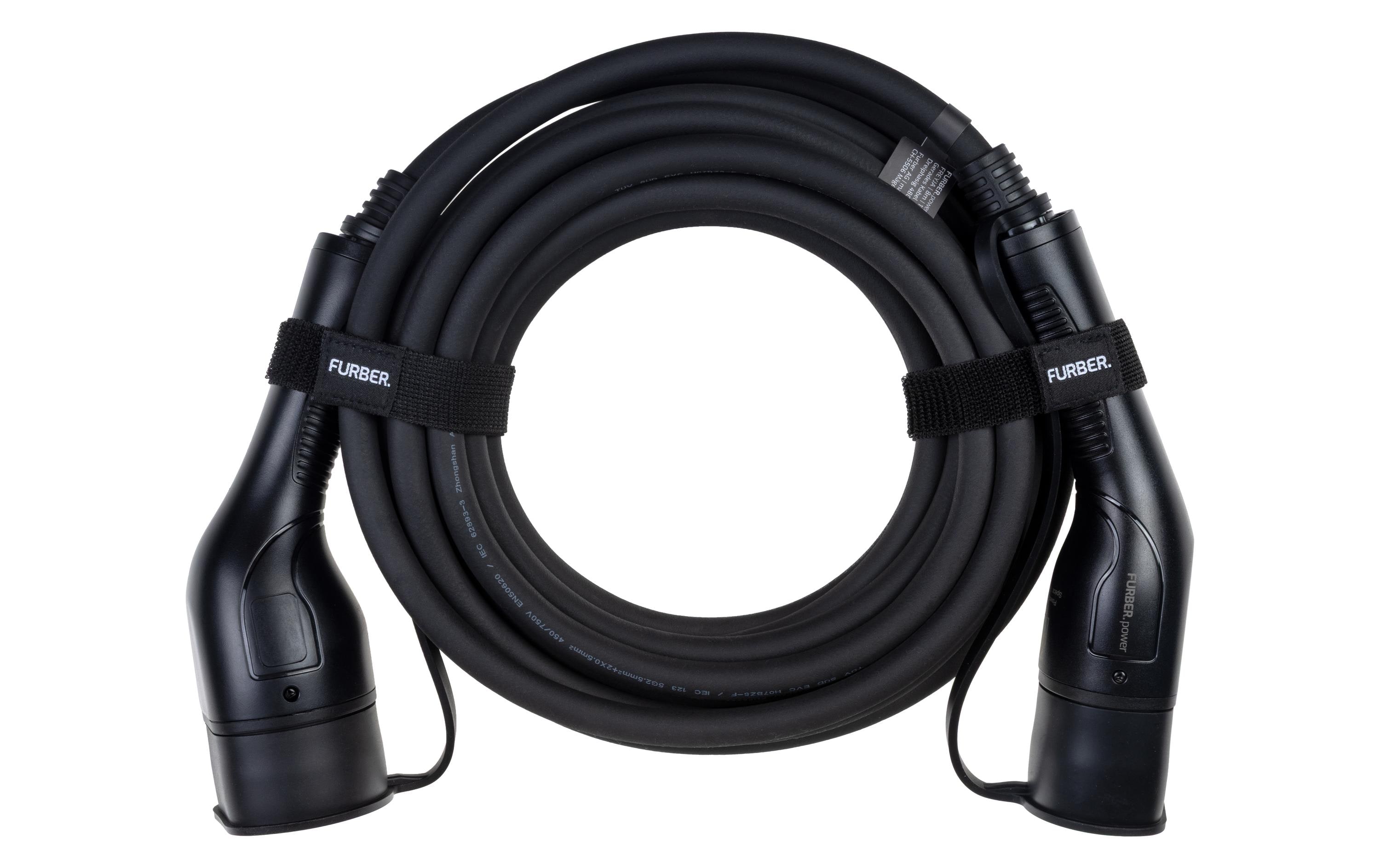 FURBER.power Ladekabel FREYJA Typ 2 11 kW 8 m FURBER.power Ladekabel FREYJA Typ 2 11 kW 8 m