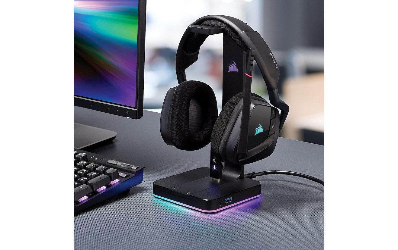 Corsair Kopfhörerständer iCUE ST 100 RGB Premium Schwarz