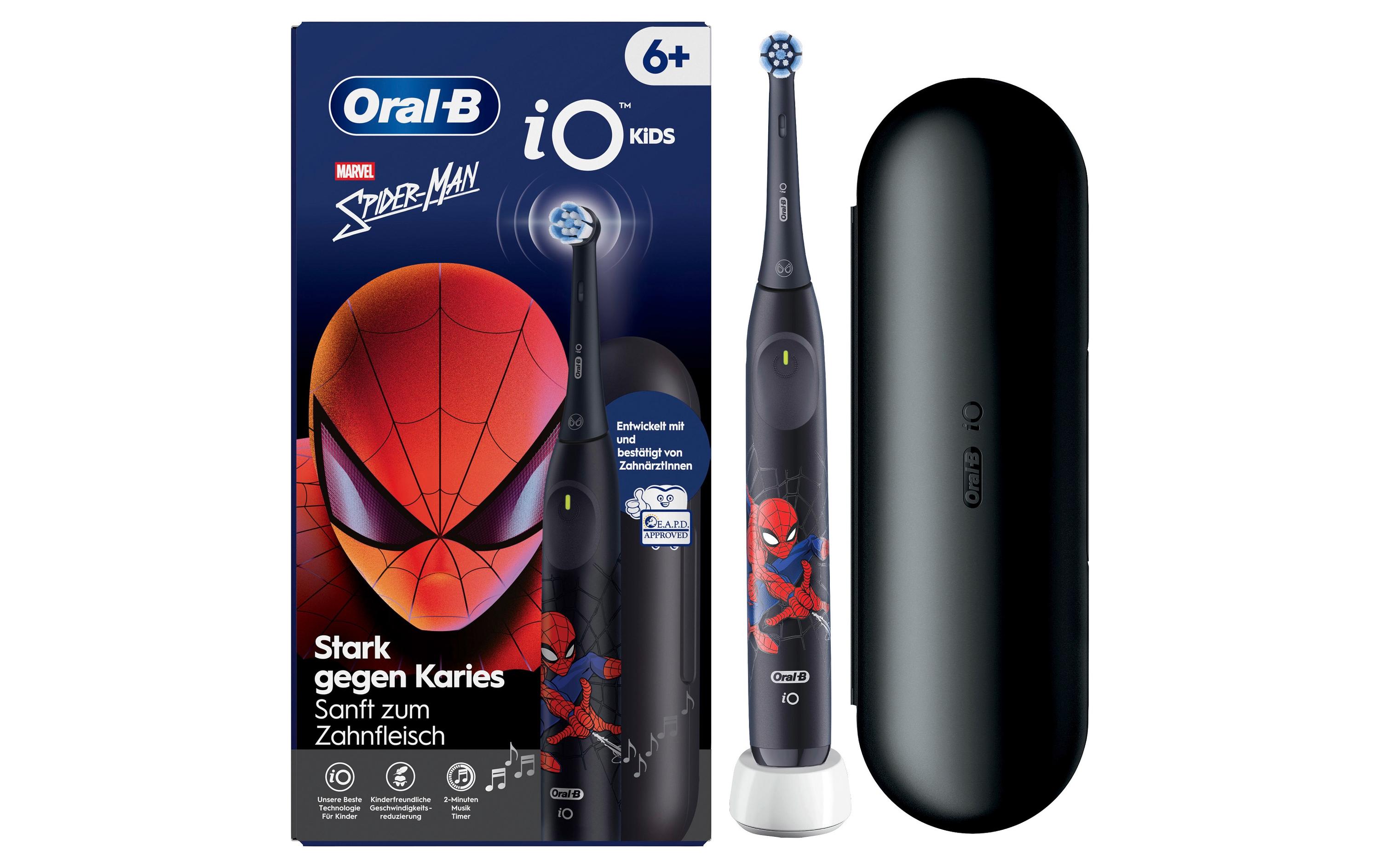 Oral-B Rotationszahnbürste iO Kids 6+ Marvel Spiderman Schwarz
