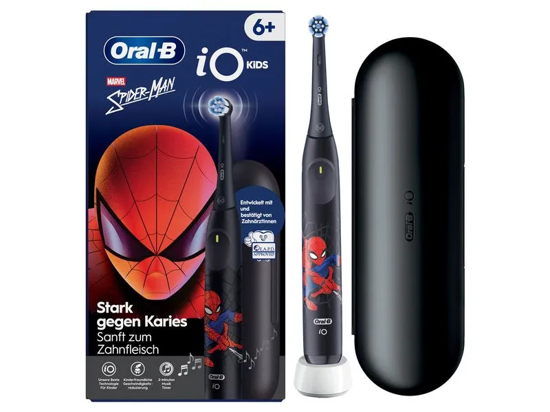 Oral-B Rotationszahnbürste iO Kids 6+ Marvel Spiderman Schwarz Oral-B Rotationszahnbürste iO Kids 6+ Marvel Spiderman Schwarz