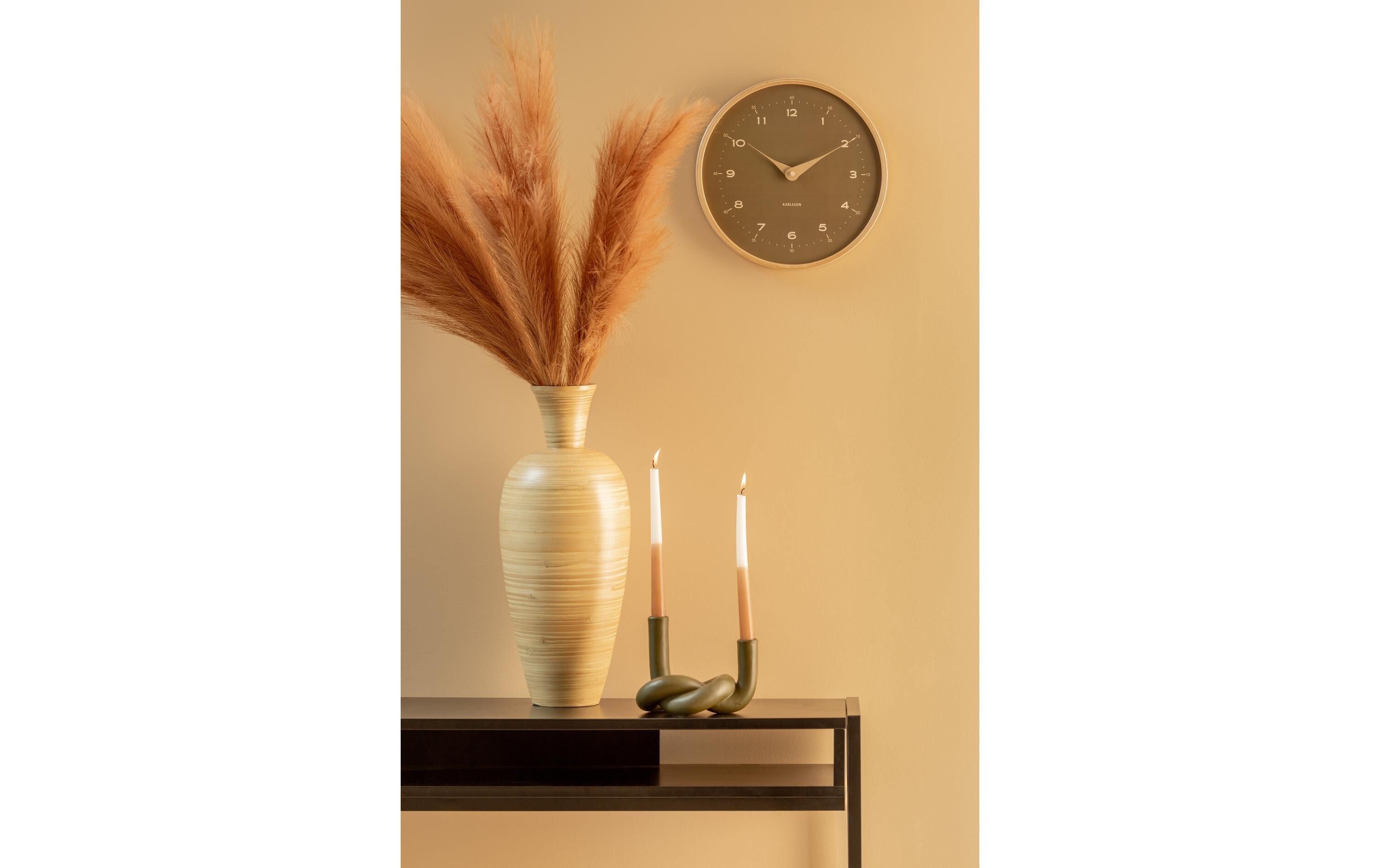 KARLSSON Wanduhr Osado Dome 30 cm, Grün