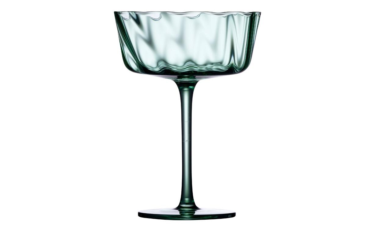 Lyngby Champagnerglas Vienna Grün, 4 Stück, 30 cl