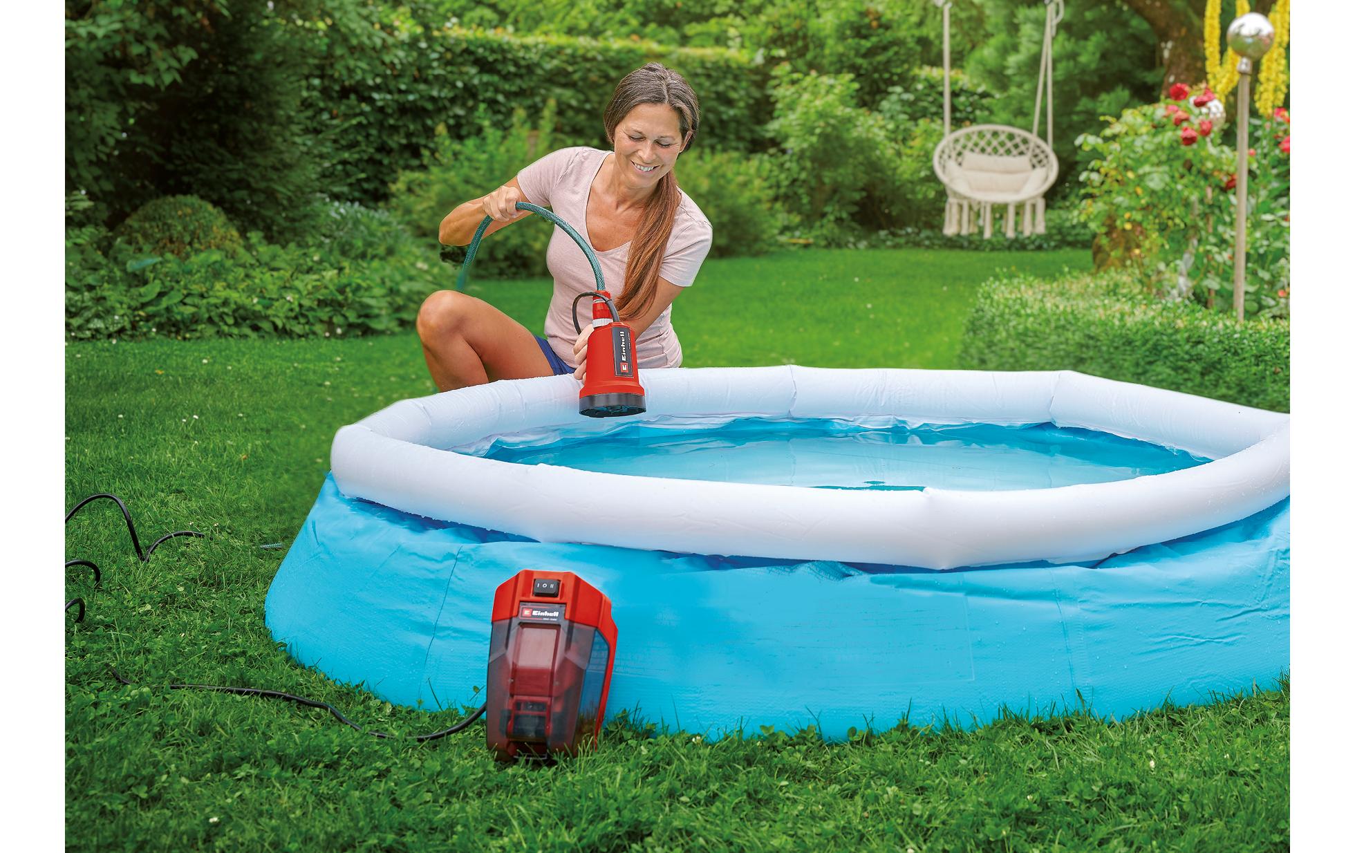 Einhell Akku-Klarwasserpumpe GE-SP 18 LL Li Solo