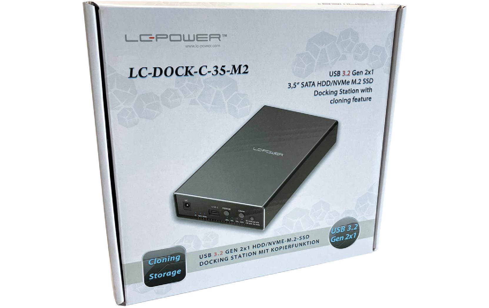 LC-Power Dockingsstation LC-DOCK-C-35-M2