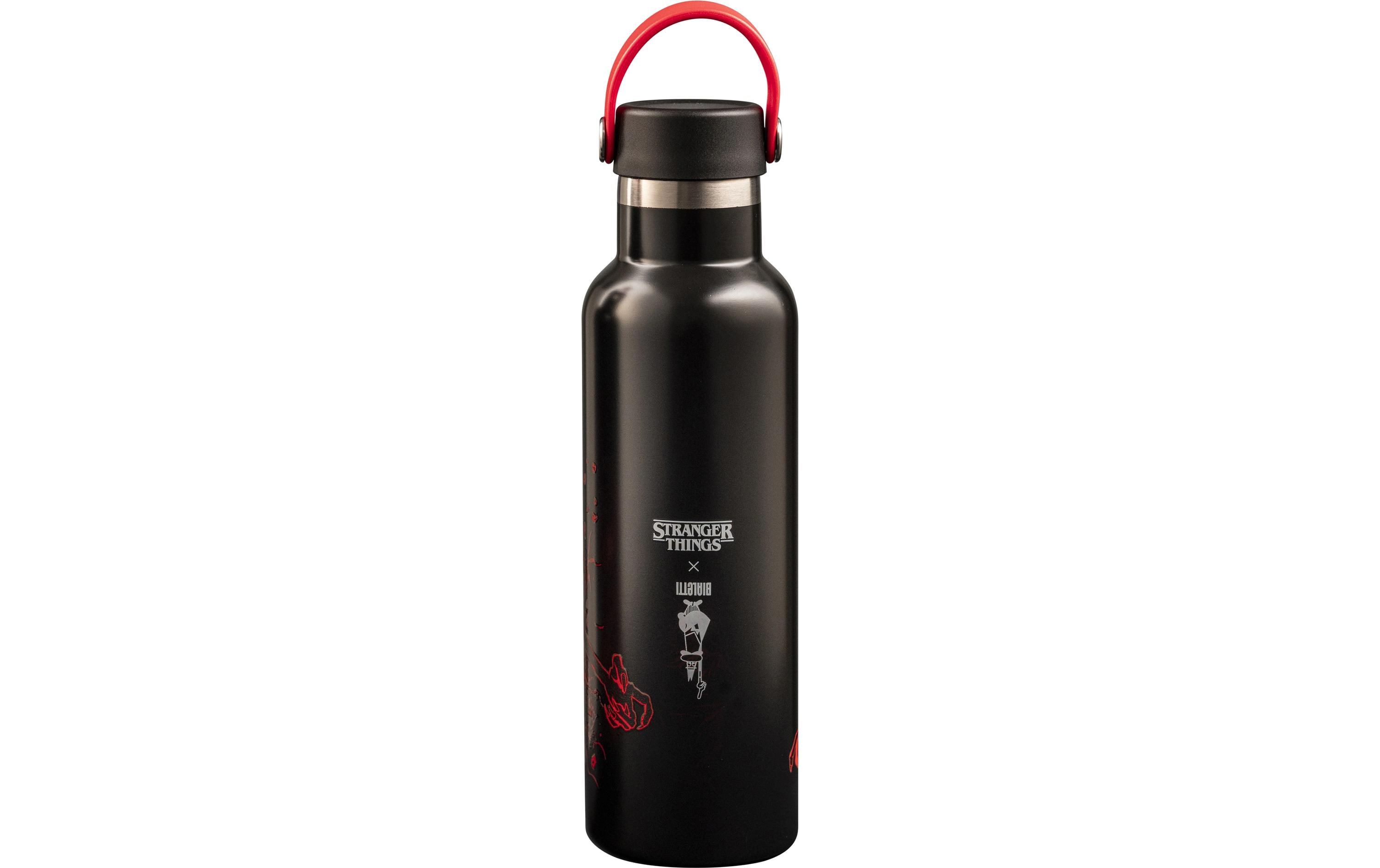 Bialetti Trinkflasche Stranger Things, 600 ml, Schwarz / Rot Bialetti Trinkflasche Stranger Things, 600 ml, Schwarz / Rot