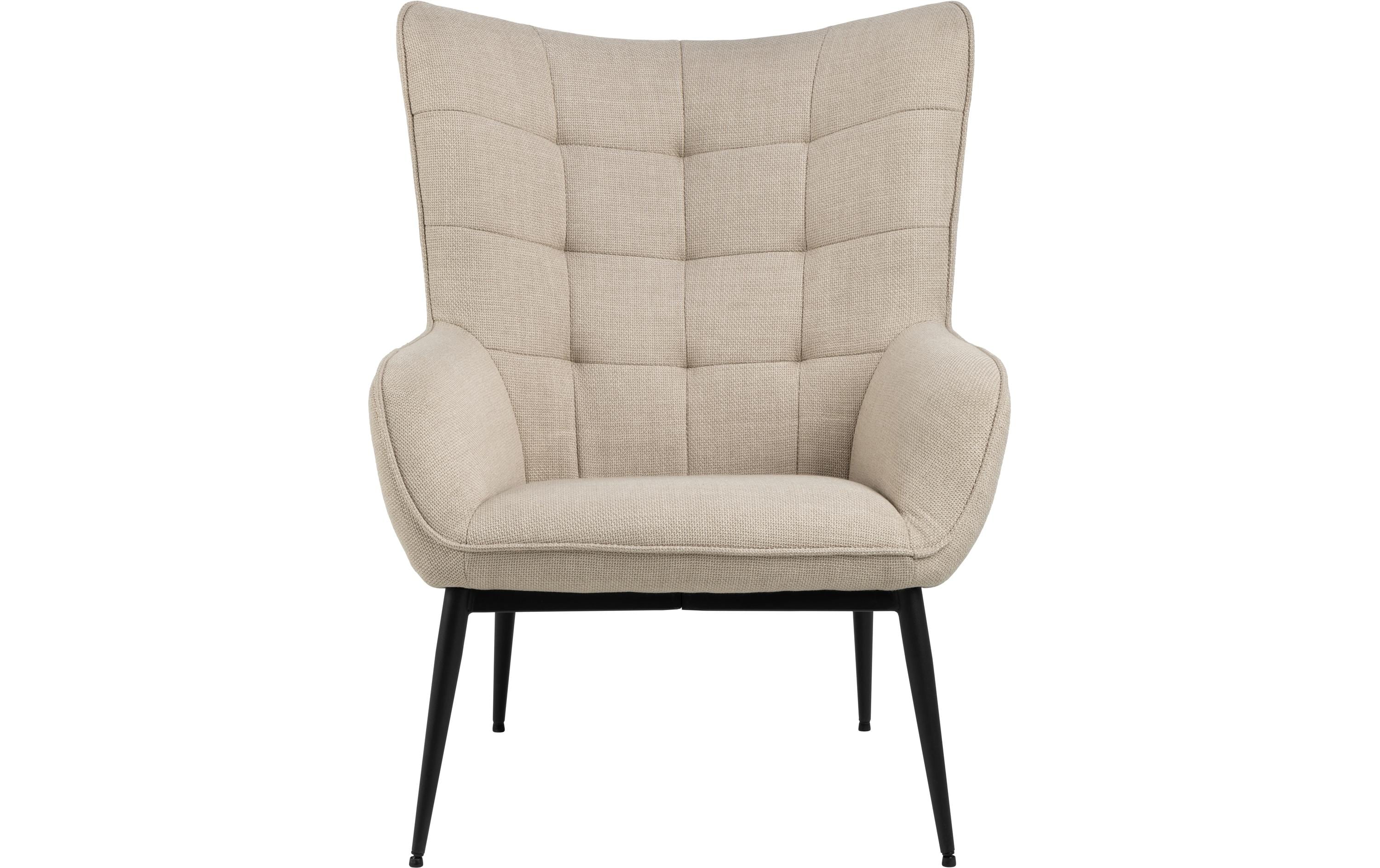 AC Design Sessel Redding Stahl/Textil, Beige