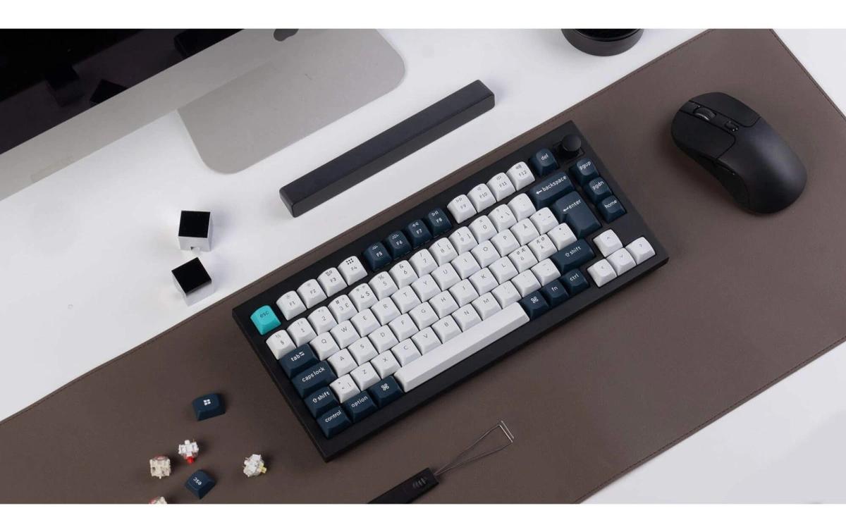 Keychron Gaming-Tastatur Q1 Max Black QMK Brown Switch