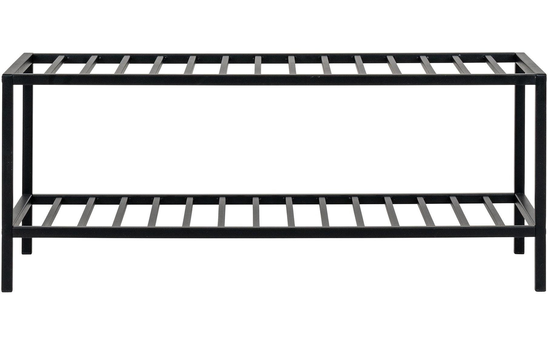 House Nordic Schuhregal Vita 79 x 34 cm, Schwarz