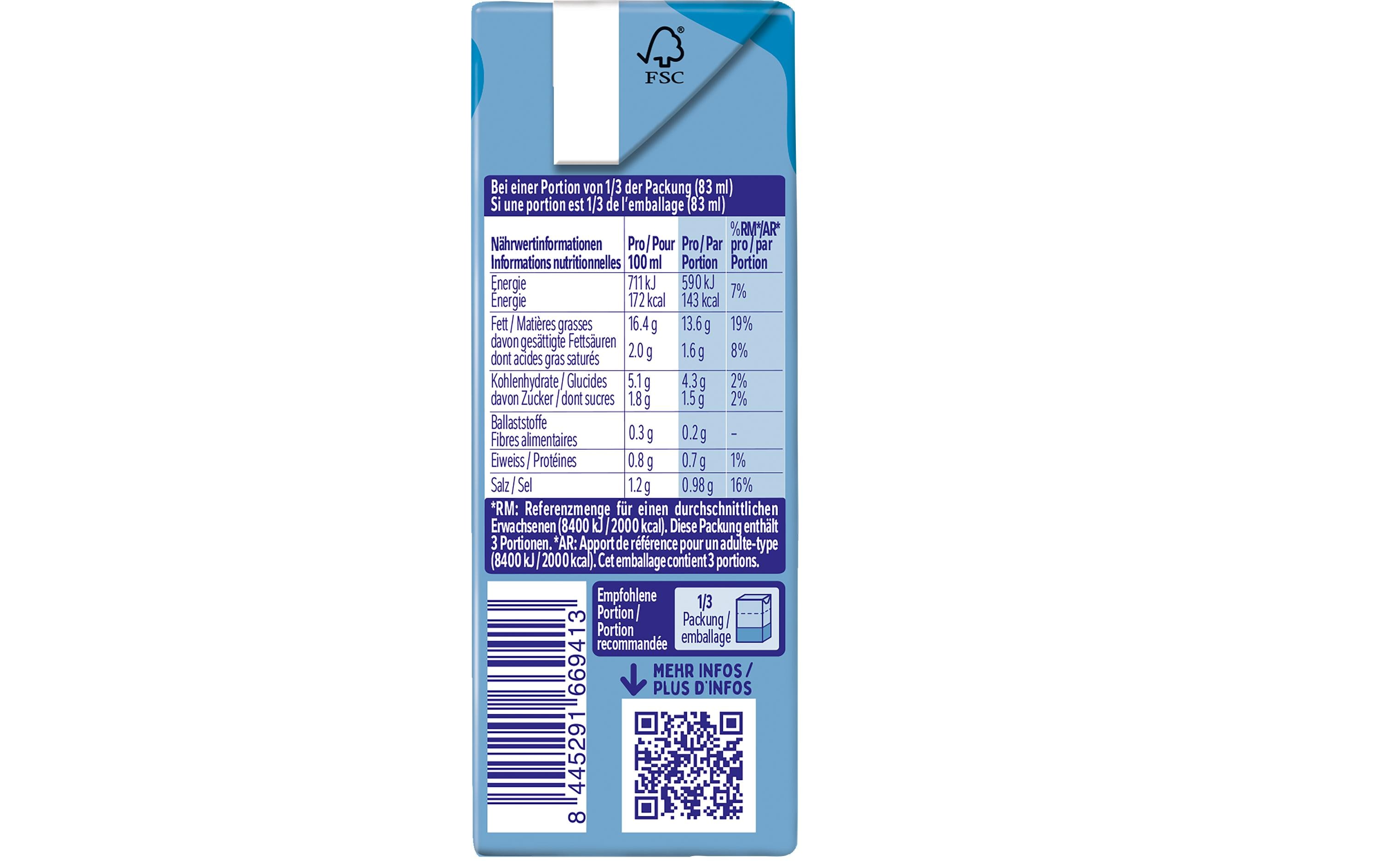 Thomy Bio Hollandaise Sauce 250 ml Thomy Bio Hollandaise Sauce 250 ml