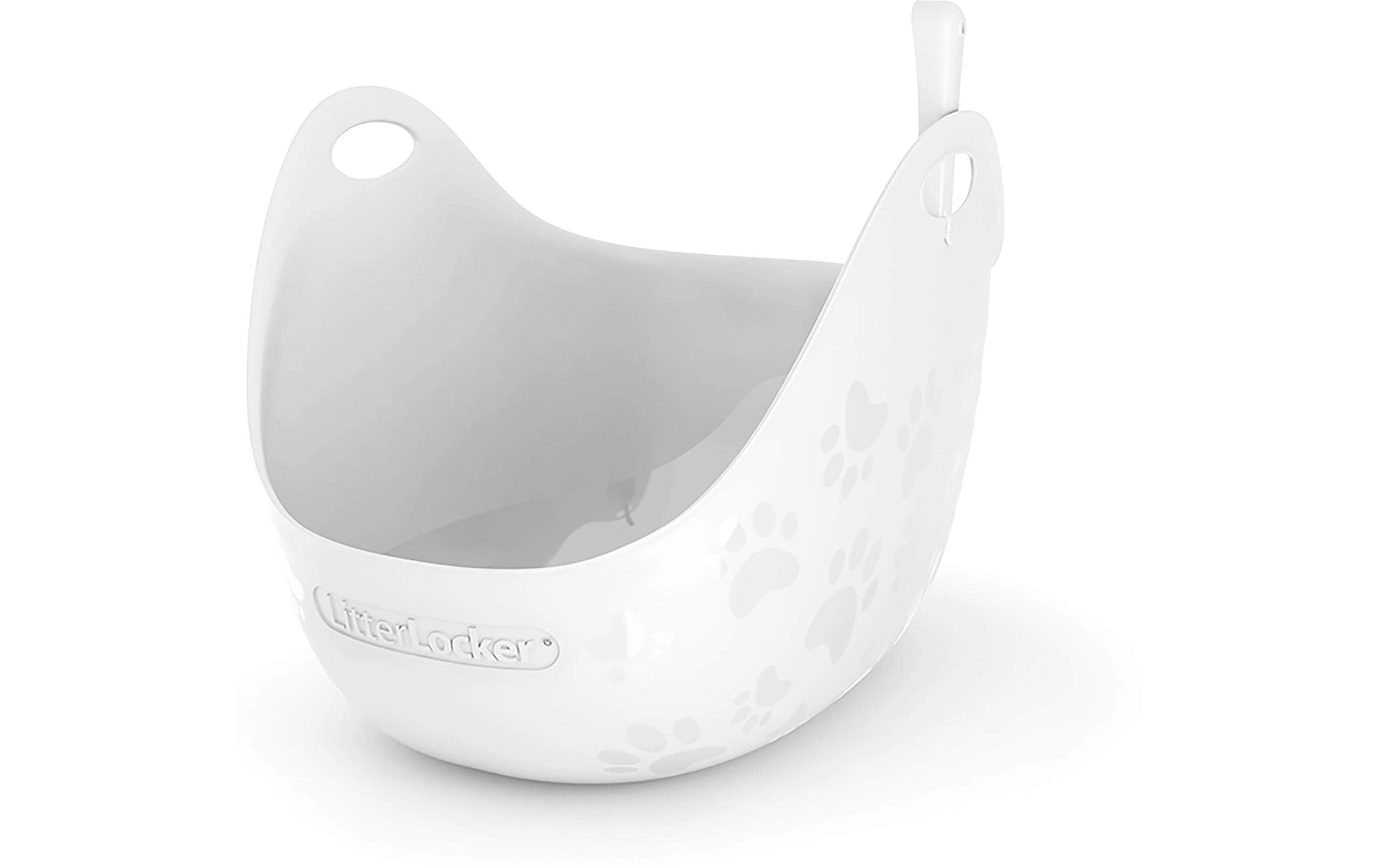 LitterLocker Katzentoilette Litter Box Weiss