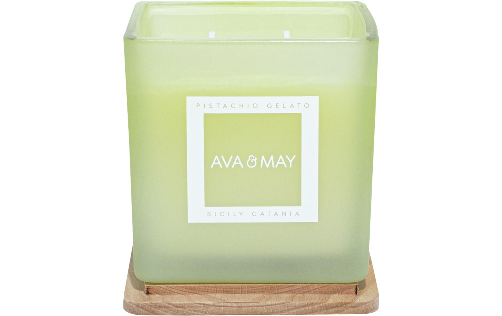 AVA & MAY Pistachio Gelato Duftkerze 450 g