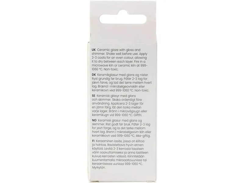 Creativ Company Versiegelung 999 - 1060 °C, 60 ml, Schwarz