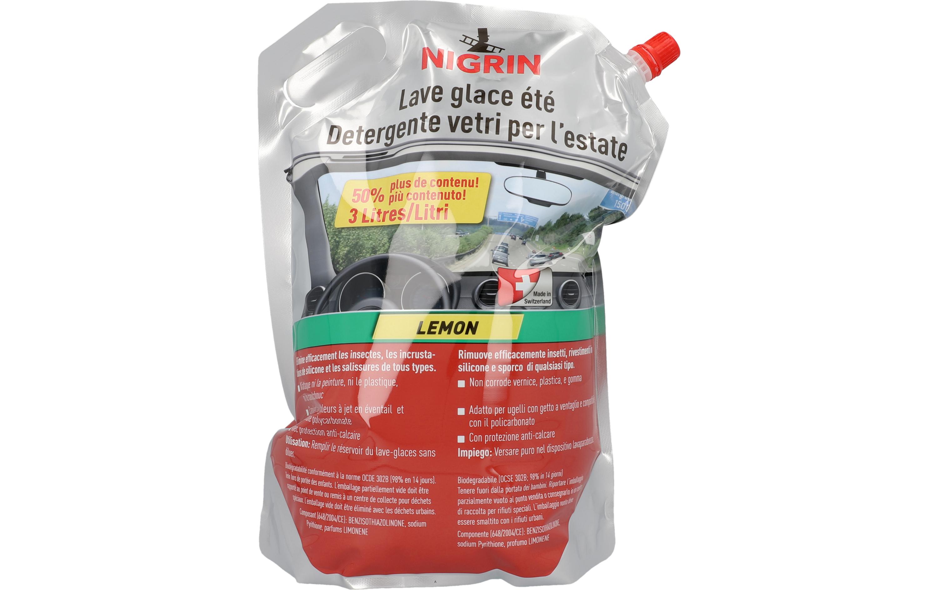 Nigrin Sommer-Scheibenreiniger Lemon Air, 3 l