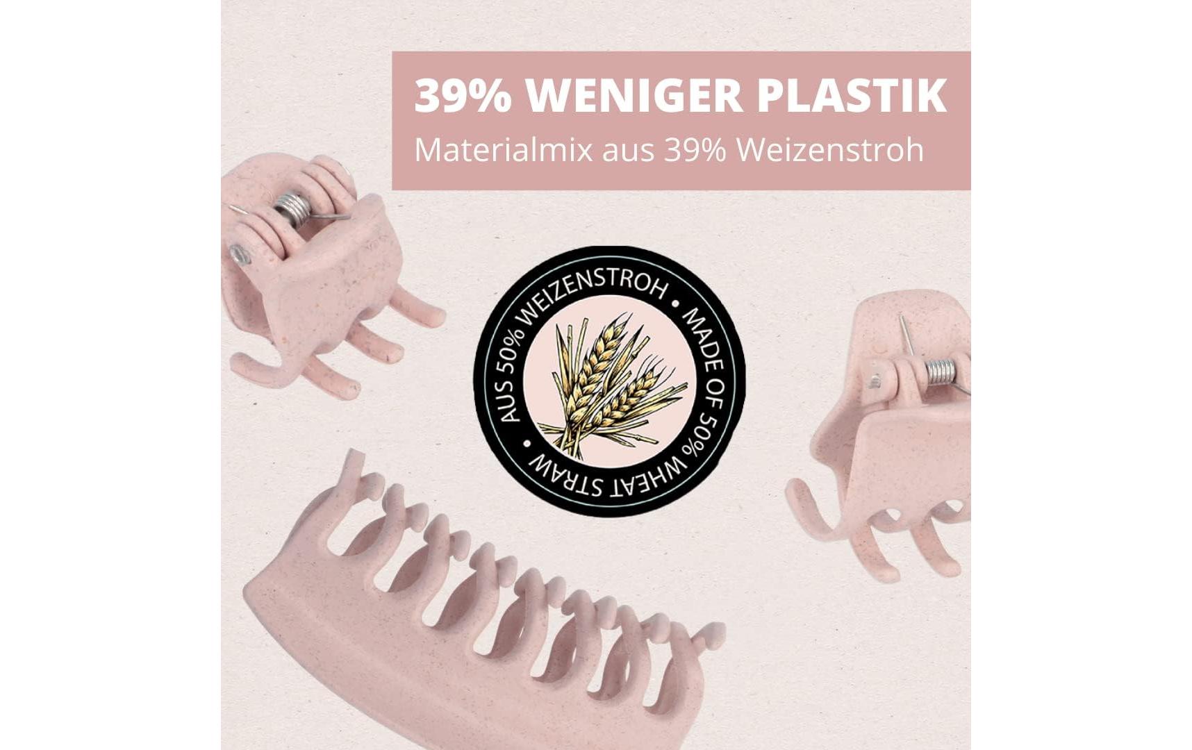 Parsa Beauty Haarklemme Nature Love gross Rosa 1 Stück