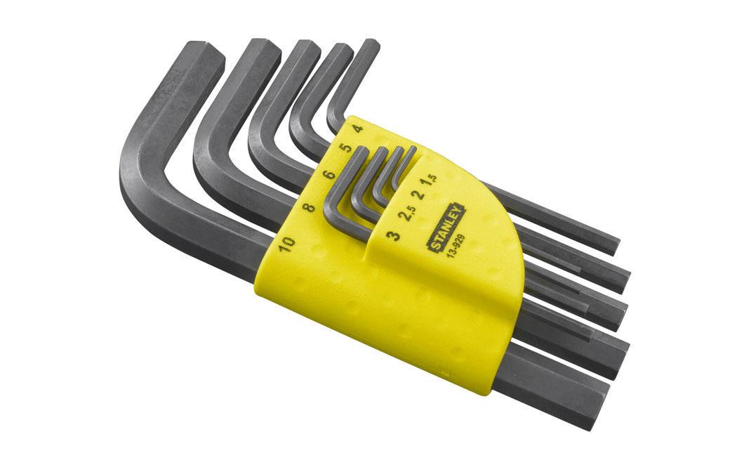 Stanley Winkelschlüssel-Set 1.5-10 mm kurz Stanley Winkelschlüssel-Set 1.5-10 mm kurz