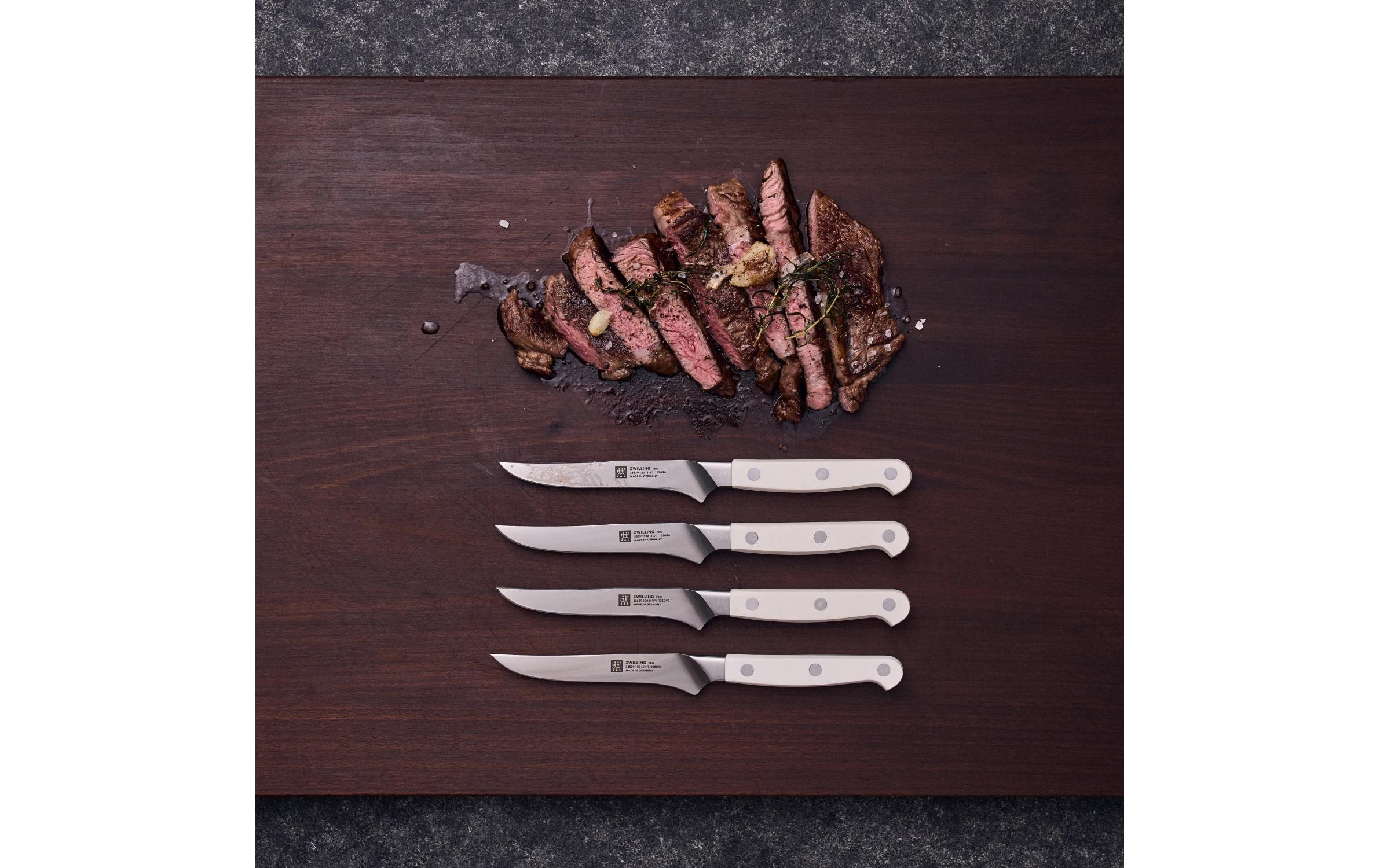 Zwilling Steakmesser-Set Pro le blanc 4-teilig
