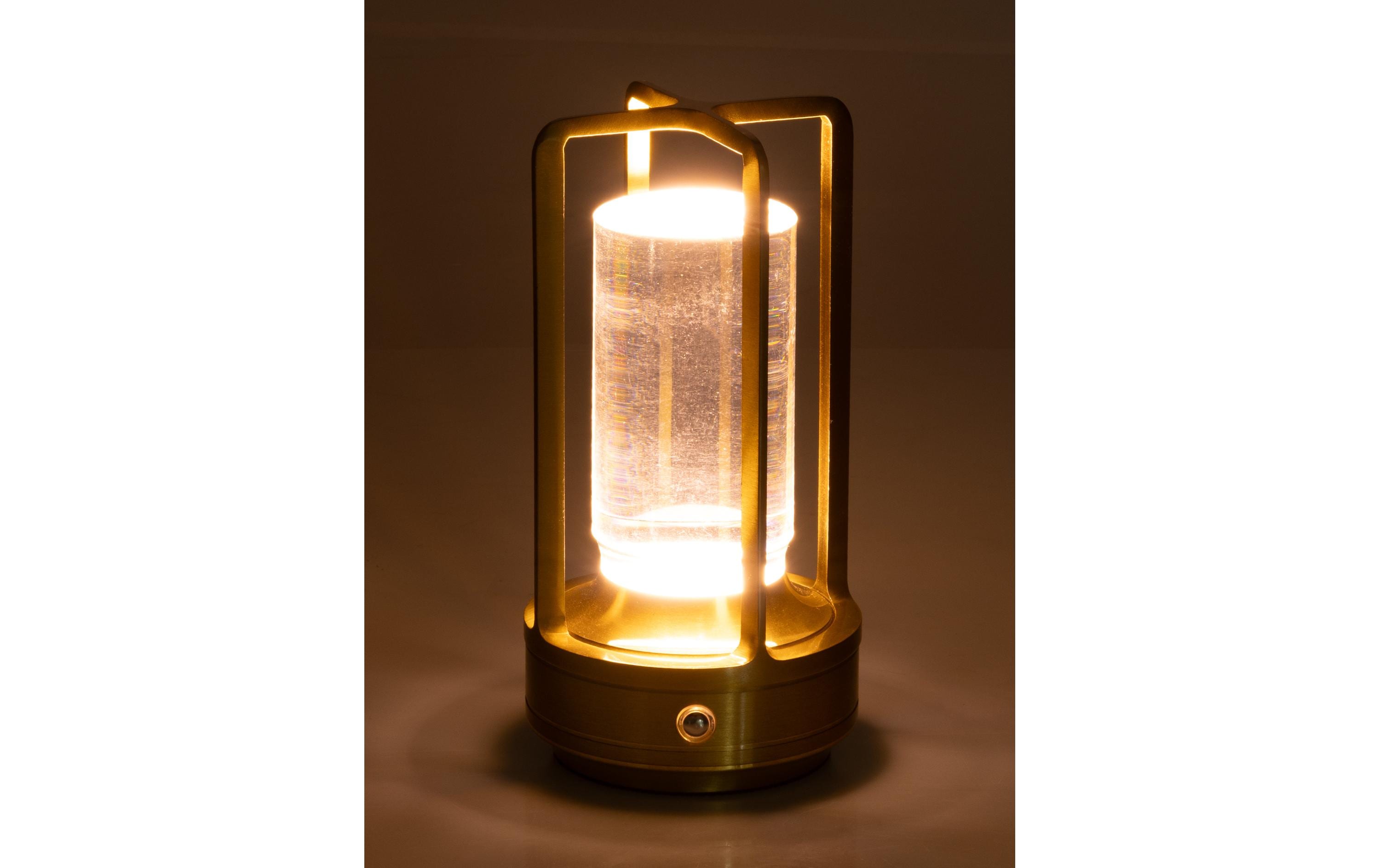 COCON USB-Tischleuchte Laterne, Gold
