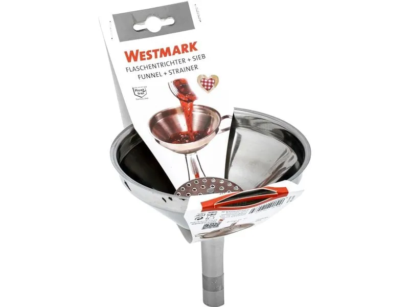 Westmark Trichter mit Sieb Silber