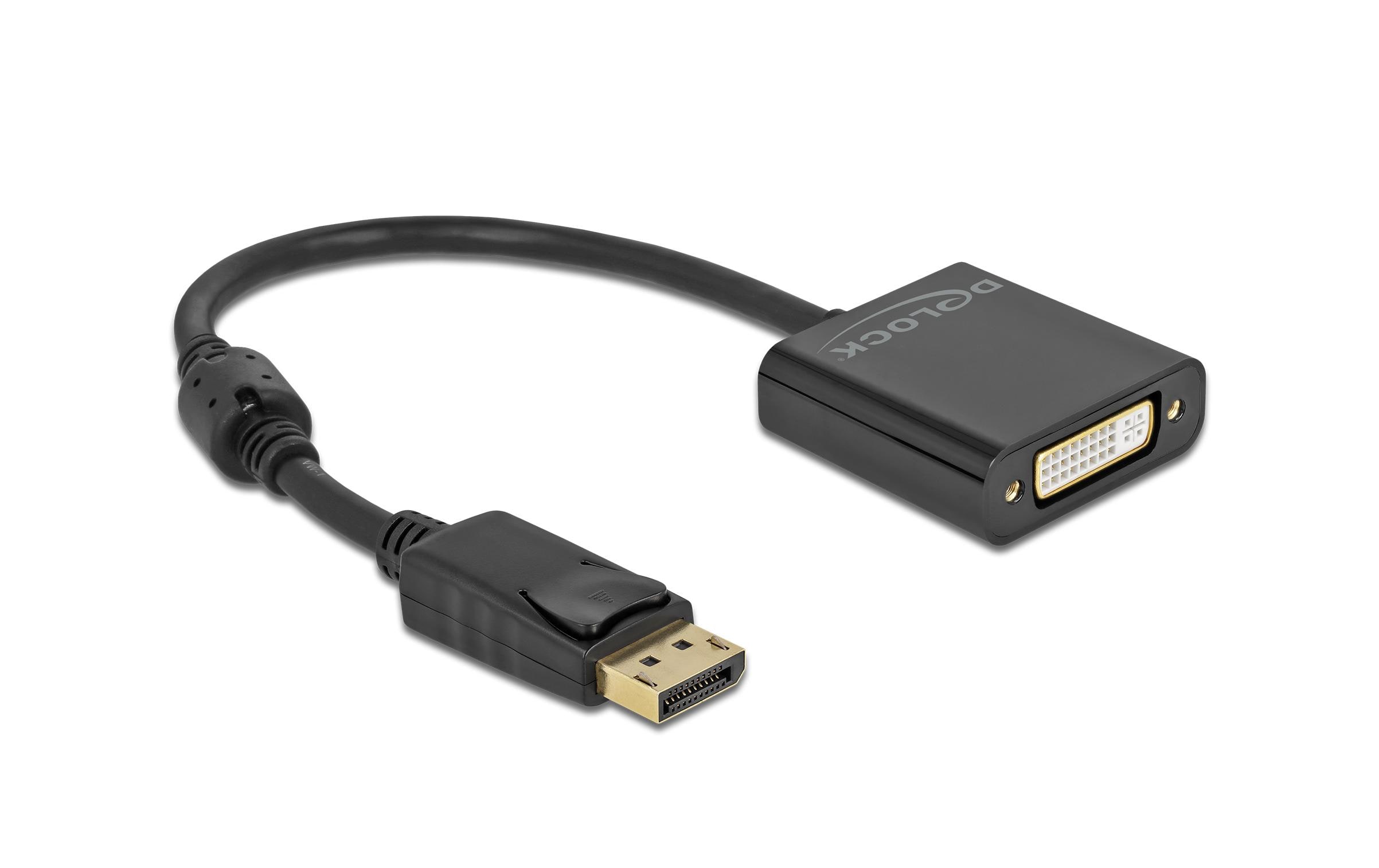 Delock Adapter 4K Aktiv DisplayPort - DVI-D