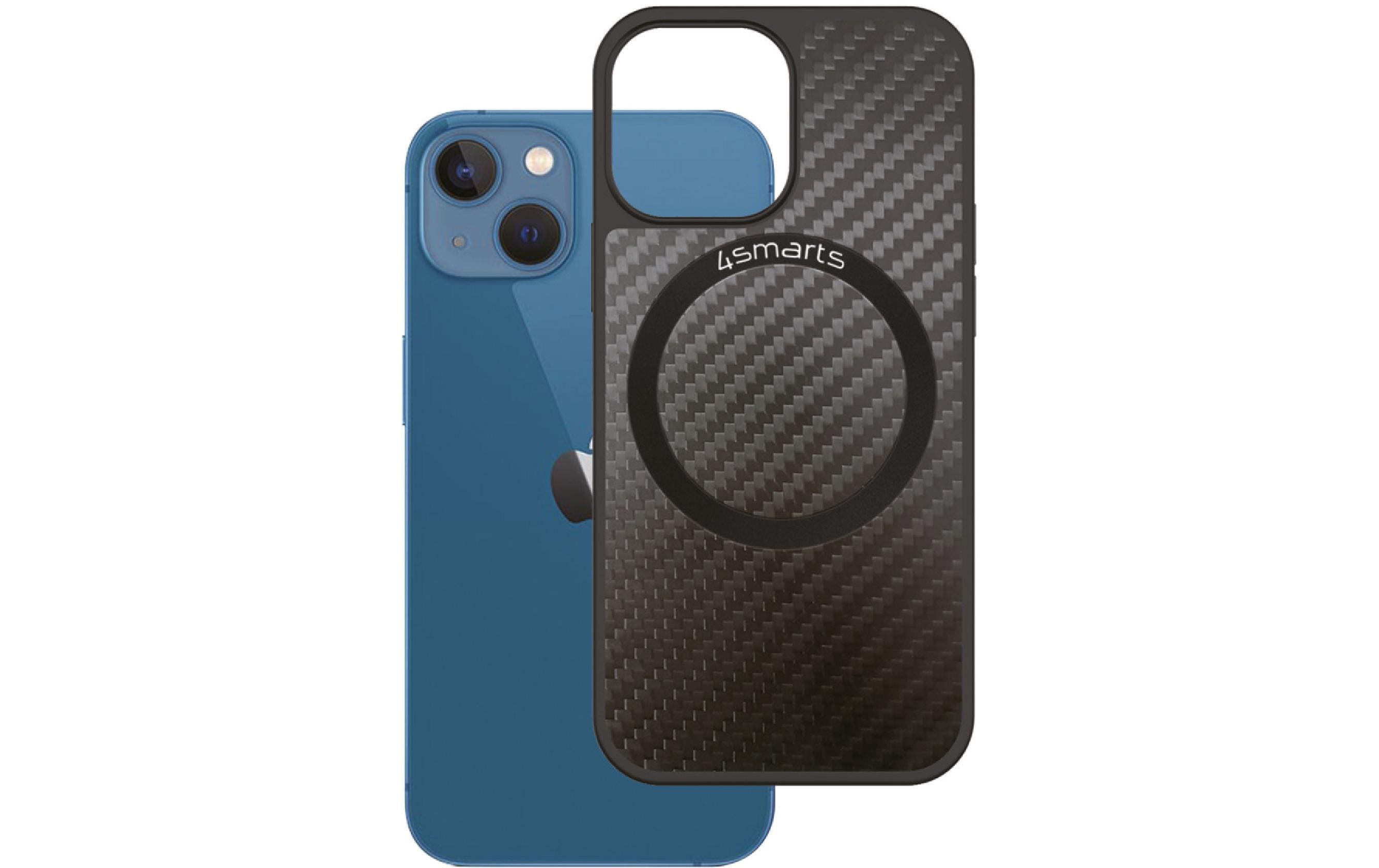 4smarts Back Cover Carbon mit UltiMag iPhone 14 Plus