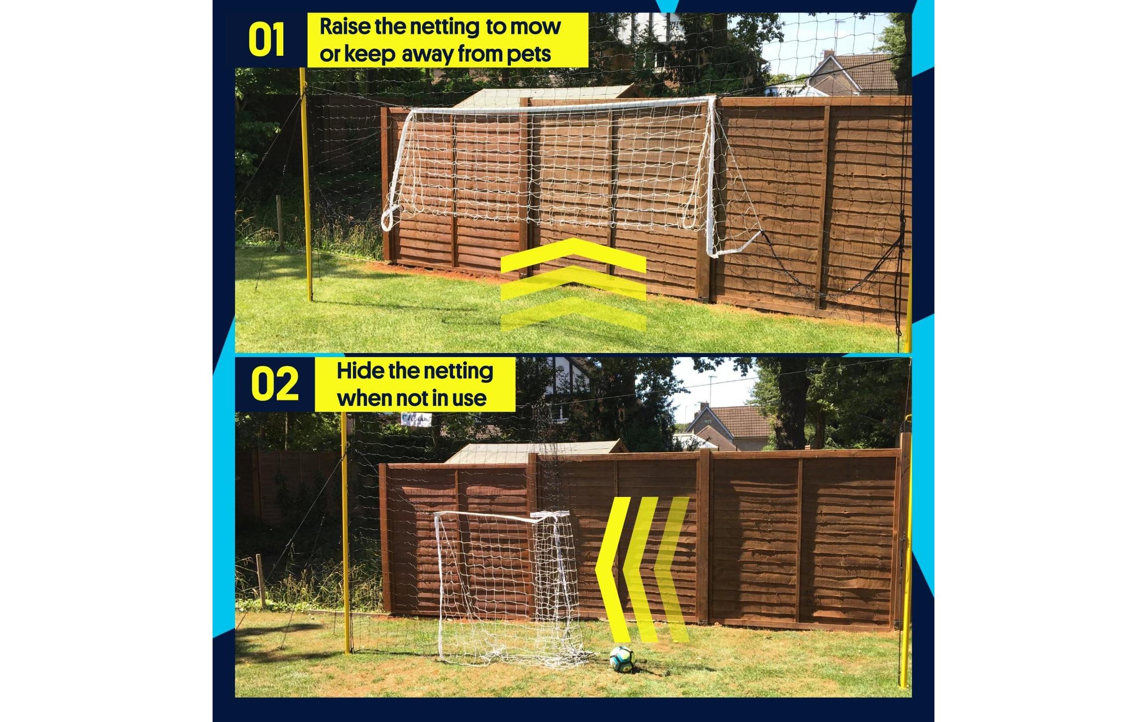 Open Goaaal! Fussballtor Open Goaaal – Junior Hochfang- und Auffangnetz