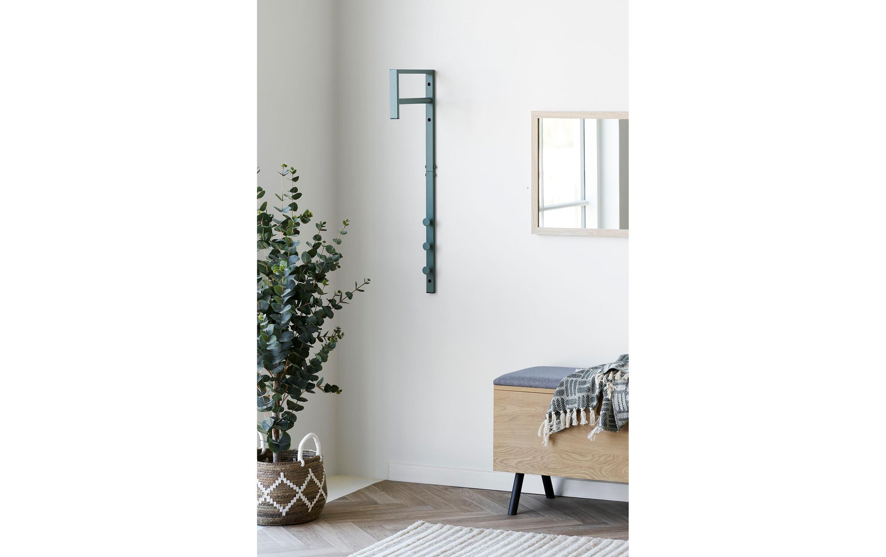 House Nordic Wandgarderobe Trento 30 x 3 x 82 cm, Grün