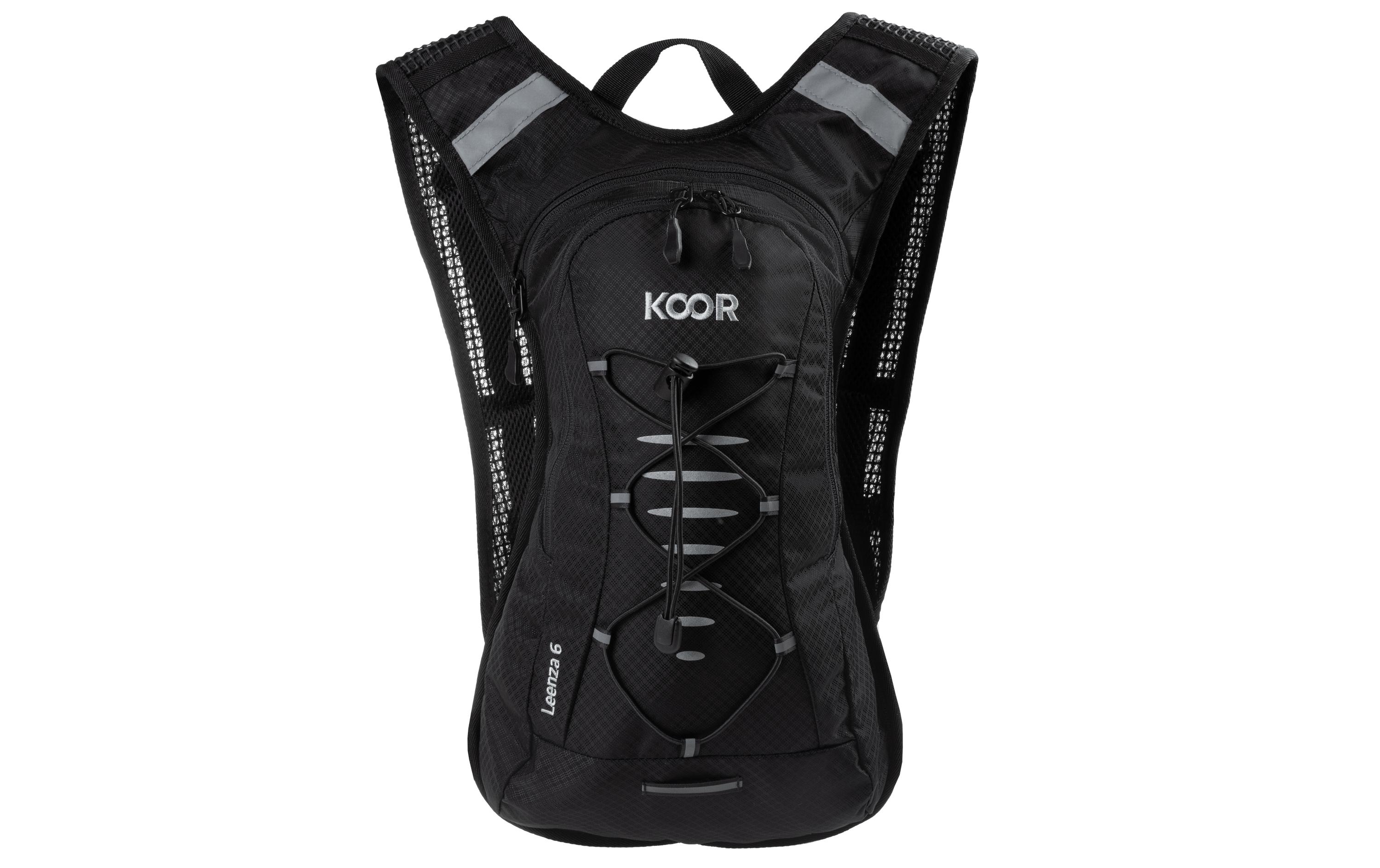 KOOR Rucksack Leenza 6 l, Schwarz