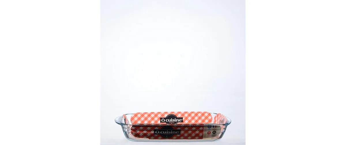 International Cookware Auflaufform 32 x 20 cm Eckig, Transparent