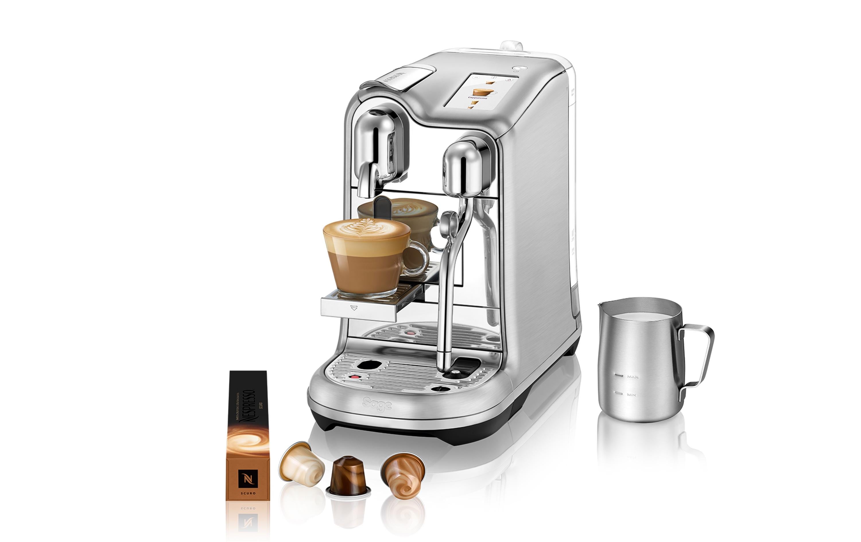 Sage Kaffeemaschine Nespresso Creatista Pro SNE900BSS Silber