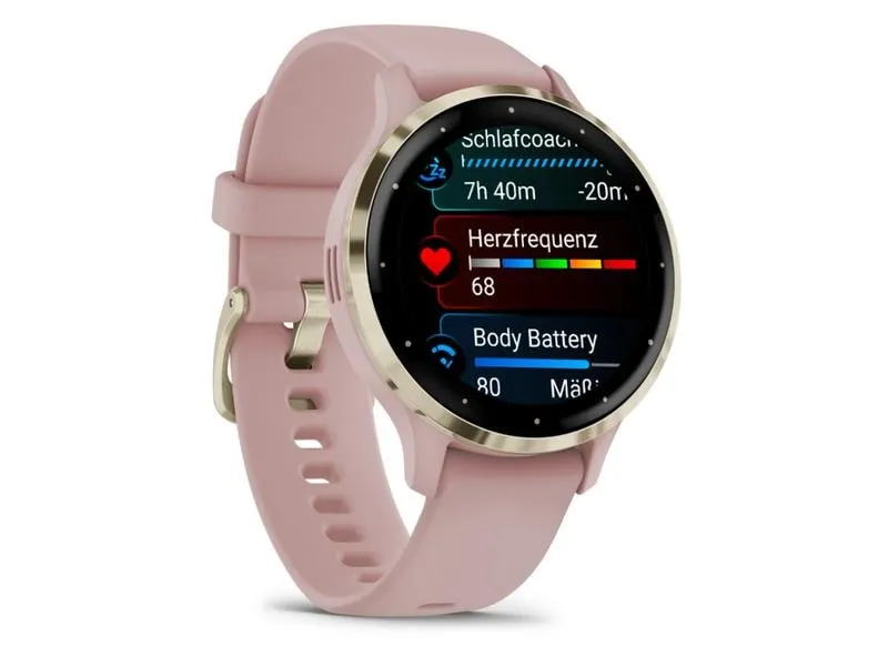 GARMIN Sportuhr Venu 3S Dust Rose / Softgold GARMIN Sportuhr Venu 3S Dust Rose / Softgold