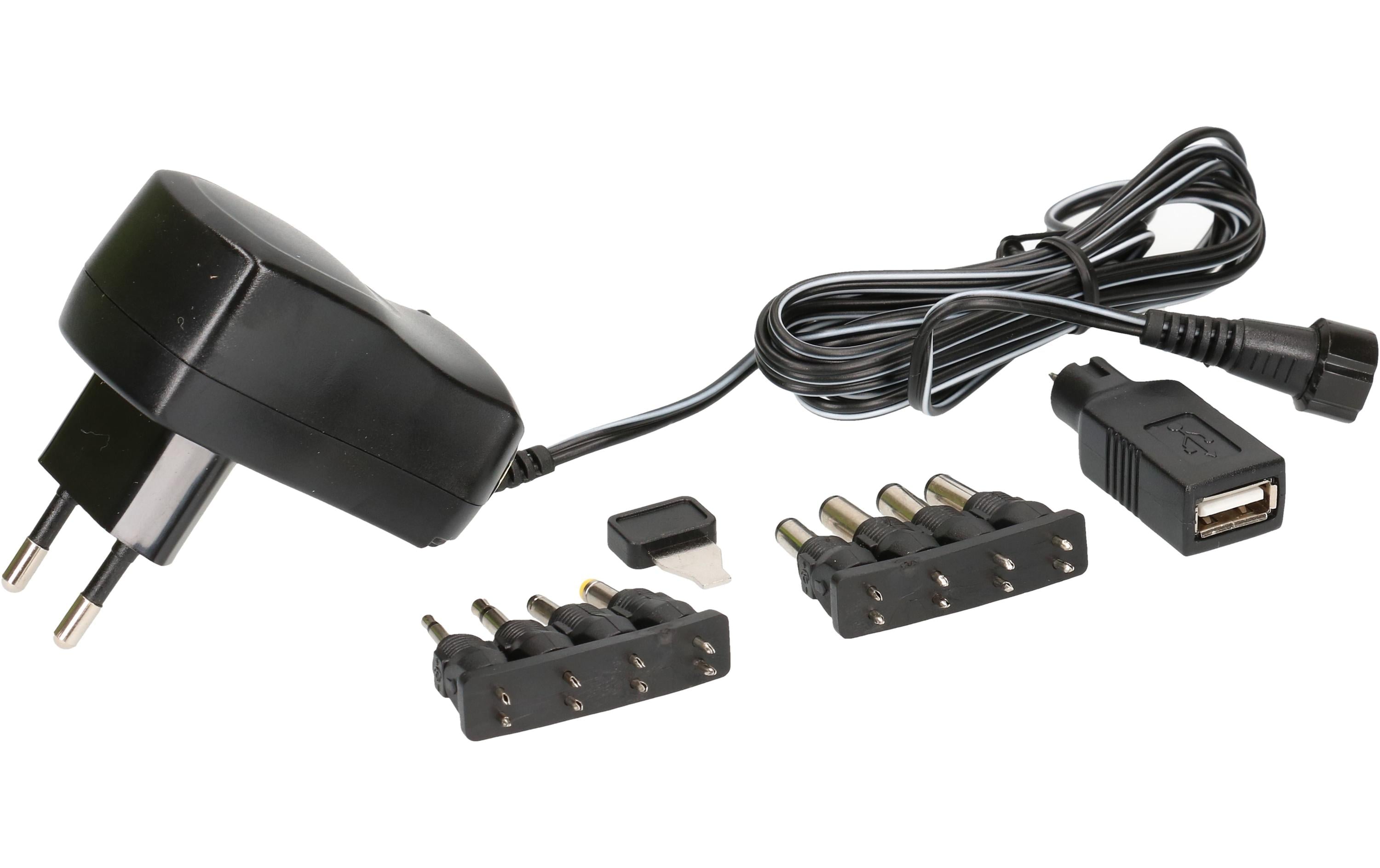 Max Hauri Steckernetzteil Universal 10 W, 3 - 12 V, 600 mA