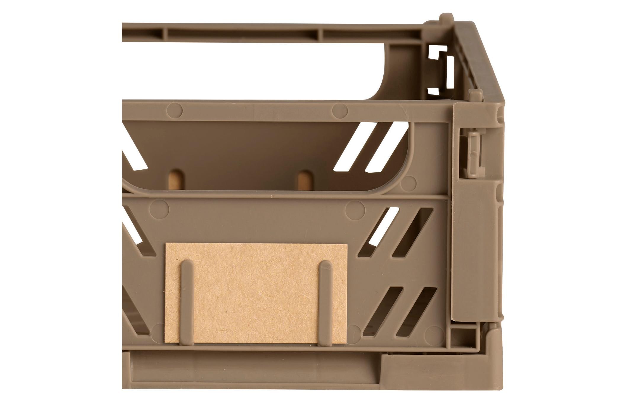 Schou Faltbox 17 x 12.5 x 7 cm, 2 Stück, Braun