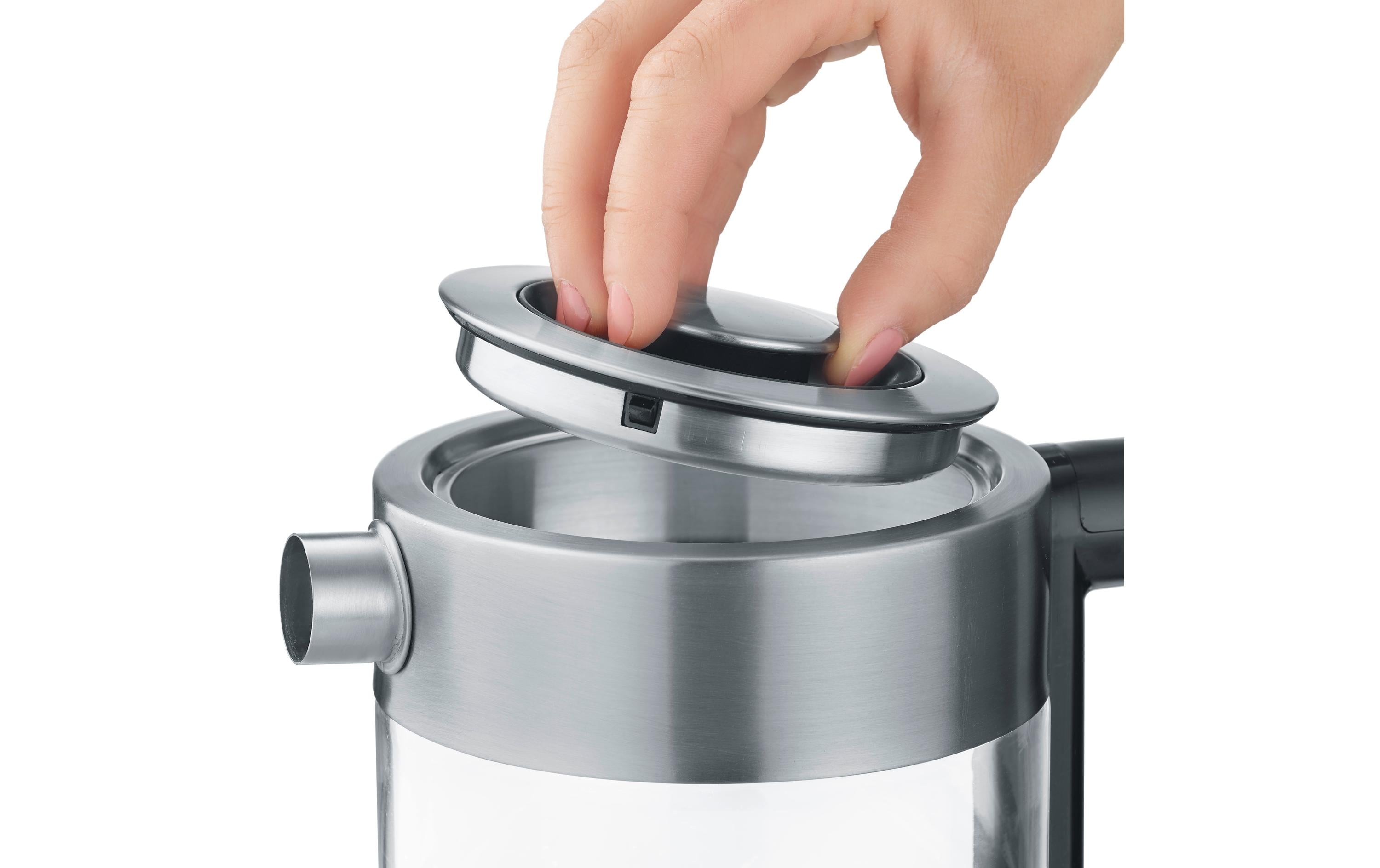 Graef Wasserkocher WK 350, 1 l, Edelstahl/Transparent