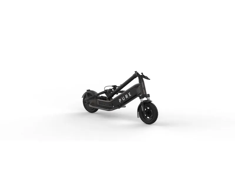 Pure Electric E-Scooter Escape Ultra Max Suspension Metallisch Grau Pure Electric E-Scooter Escape Ultra Max Suspension Metallisch Grau