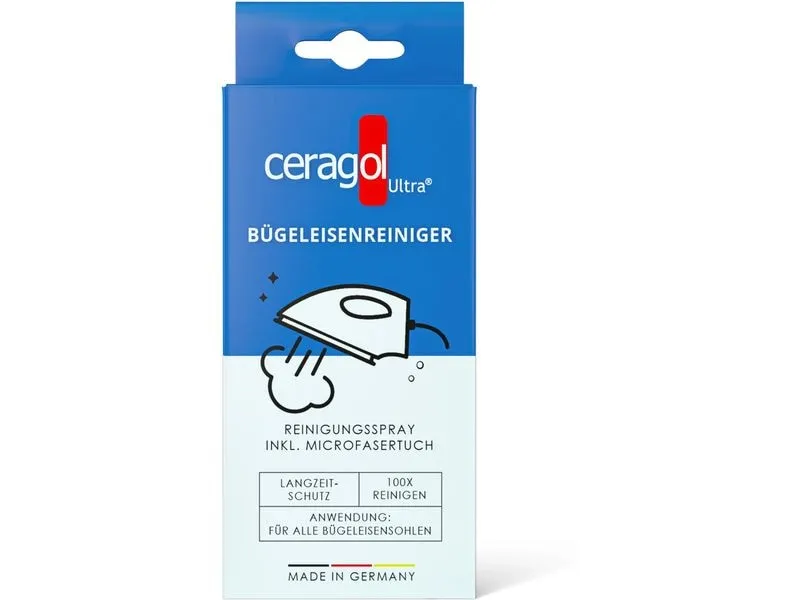 Ceragol Bügeleisenreiniger 50 ml & Tuch