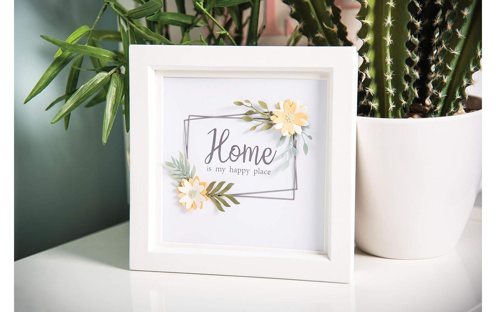 Sizzix Stanzschablone Blumenrahmen , Blatt