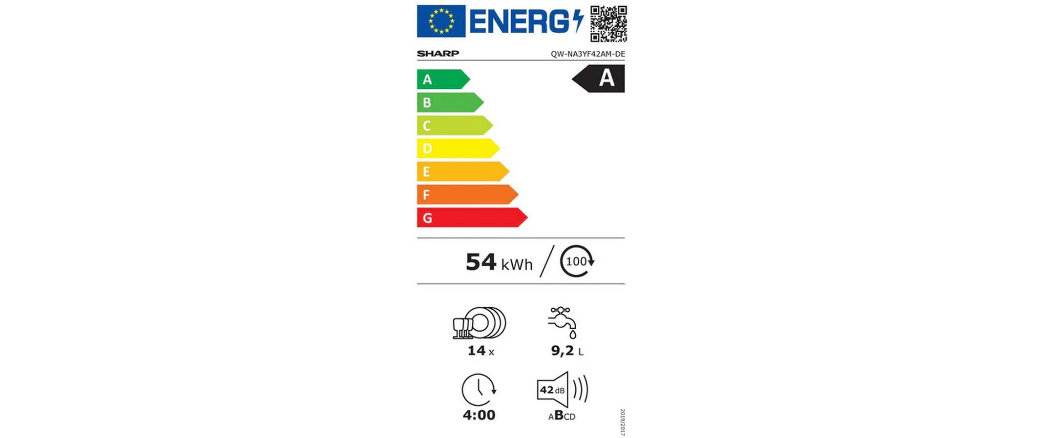 Sharp Geschirrspüler QW-NA3YF42AM-CH