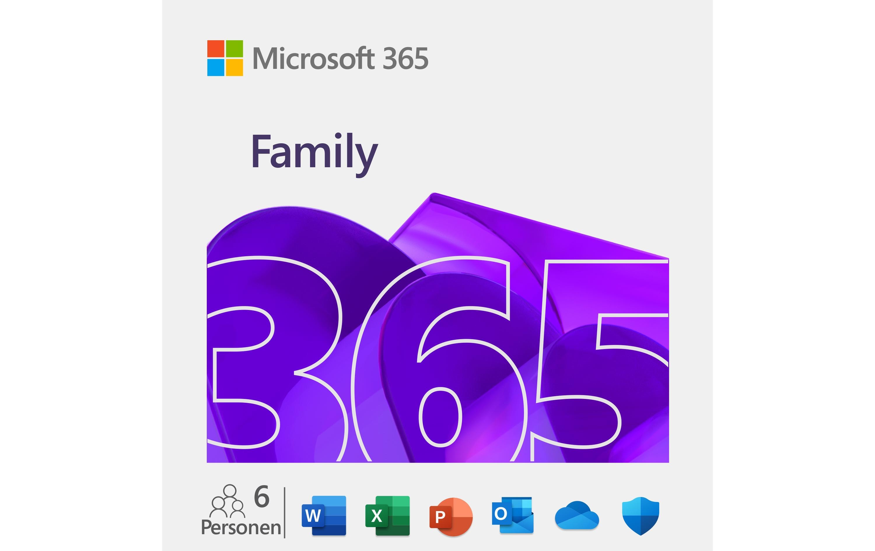 Microsoft 365 Family ESD, 6 User, ML Microsoft 365 Family ESD, 6 User, ML