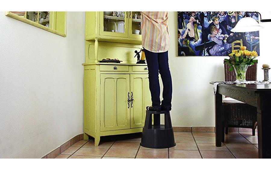 WEDO Rollhocker Step Kunststoff, Schwarz WEDO Rollhocker Step Kunststoff, Schwarz