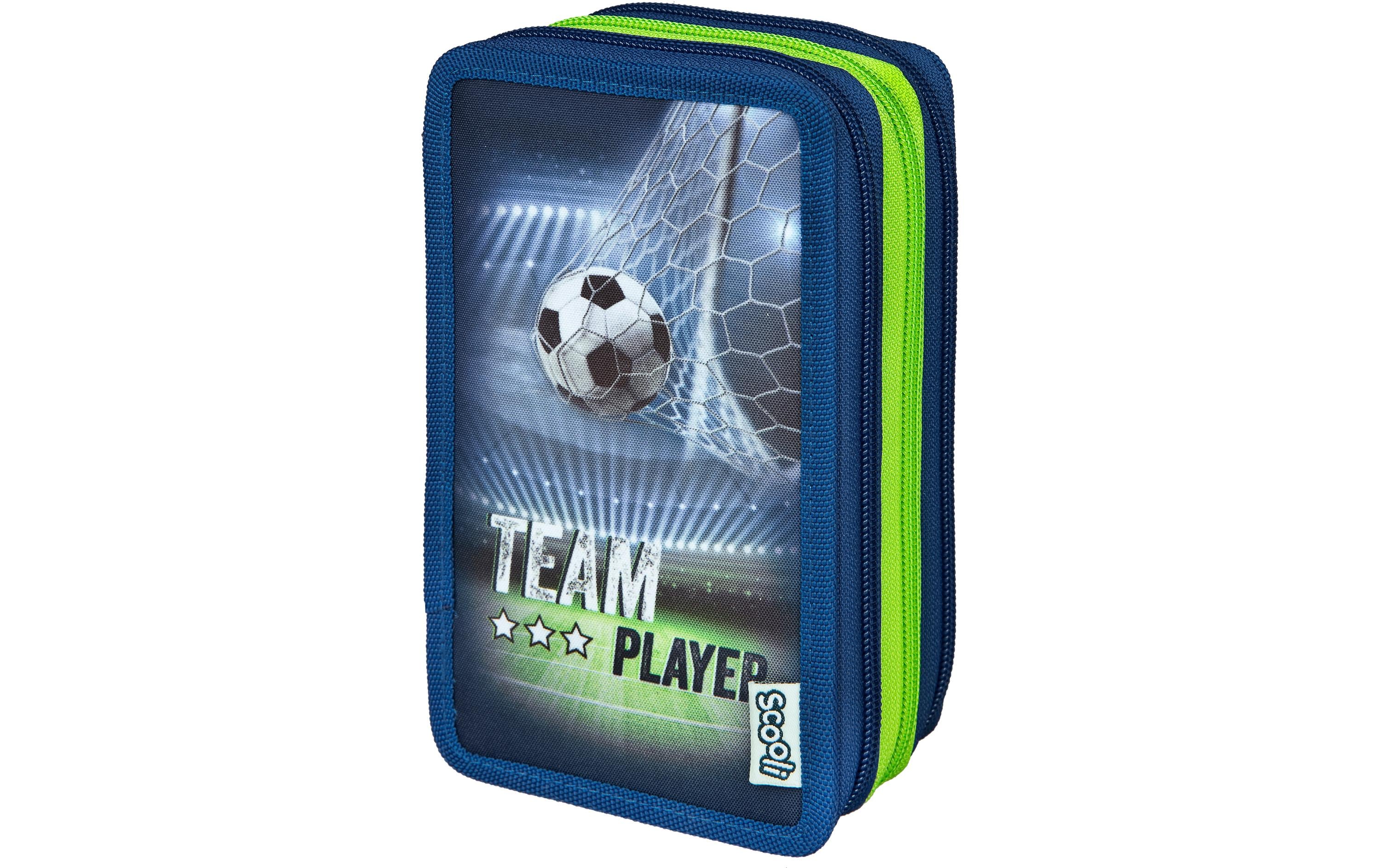 Scooli Etui Trippledecker Fussball