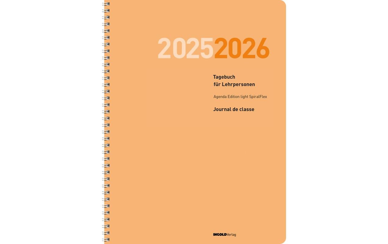 ingold-biwa Tagesagenda Edition light Spiral 2025/2026, Hellorange ingold-biwa Tagesagenda Edition light Spiral 2025/2026, Hellorange