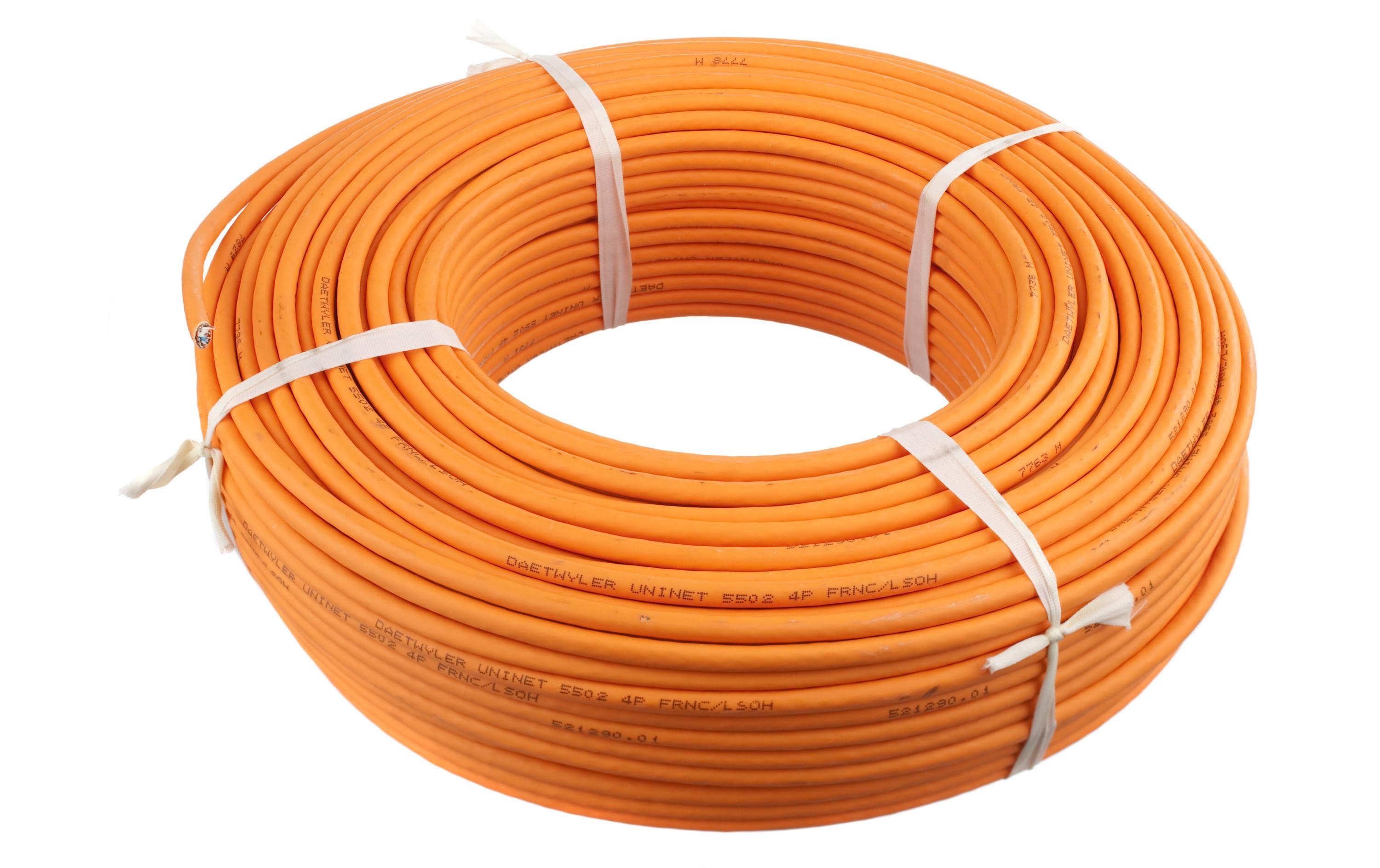 Dätwyler IT Infra Rangierkabel CU 7702 4P Flex Cat 7, S/FTP, 100 m, Orange Dätwyler IT Infra Rangierkabel CU 7702 4P Flex Cat 7, S/FTP, 100 m, Orange